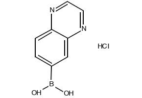 Benzopyrazine-6-boronicacidhydrochloride structure, CAS 852362-25-5