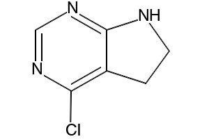 4-Chloro-7-(4-methoxybenzyl)-6,7-dihydro-5H-pyrrolo[2,3-d]pyrimidine structure, CAS 853680-76-9