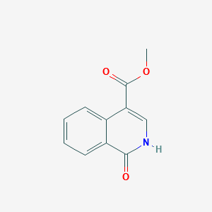 1-Oxo-1,2-dihydro-isoquinoline-4-carboxylicacidmethylester structure, CAS 37497-84-0
