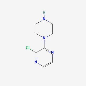 2-Chloro-3-(1-piperazinyl)pyrazine structure, CAS 85386-99-8