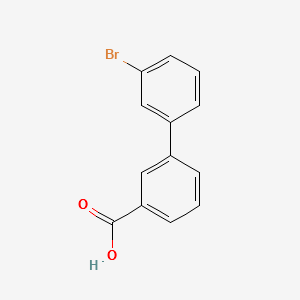3'-Bromobiphenyl-3-carboxylicacid structure, CAS 854237-06-2
