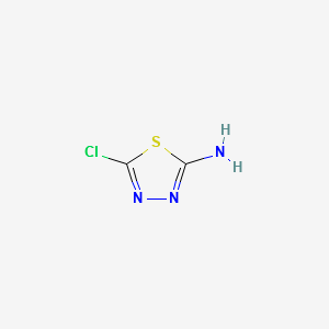 5-Chloro-1,3,4-thiadiazol-2-ylamine structure, CAS 37566-40-8