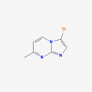 3-Bromo-7-methylimidazo[1,2-a]pyrimidine structure, CAS 375857-62-8
