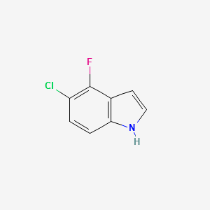 5-Chloro-4-fluoro-1H-indole structure, CAS 376646-56-9