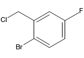 2-Bromo-5-fluorobenzylchloride structure, CAS 857276-61-0