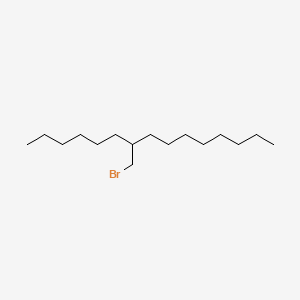 1-Bromo-2-hexyldecane structure, CAS 52997-43-0