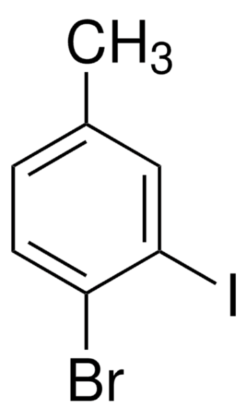 1-Bromo-2-iodo-4-methylbenzene structure, CAS 858841-53-9