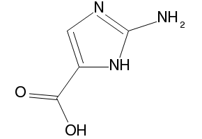 2-Amino-1H-imidazole-4-carboxylicacid structure, CAS 860011-60-5