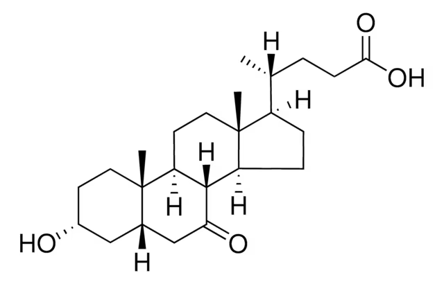 3Alpha-hydroxy-7-oxo-5beta-cholanicacid structure, CAS 4651-67-6