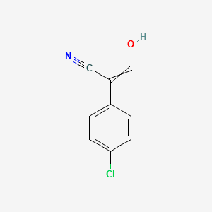 (2Z)-2-(4-Chlorophenyl)-3-hydroxyprop-2-ene structure, CAS 53283-56-0