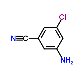 3-Amino-5-chloro-benzonitrile structure, CAS 53312-78-0