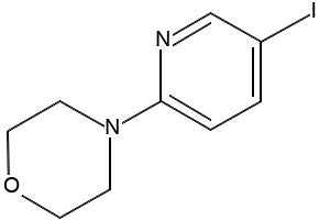 4-(5-Iodo-2-pyridinyl)morpholine structure, CAS 470463-42-4