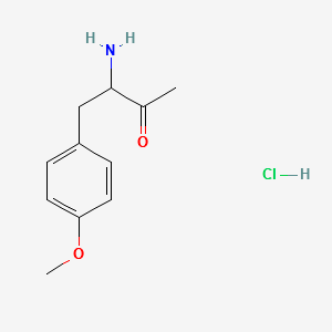 3-Amino-4-phenyl-butan-2-onehydrochloride structure, CAS 53424-49-0