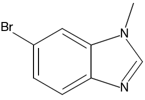 6-Bromo-1-methyl-1H-benzo[d]imidazole structure, CAS 53484-16-5