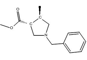 Trans-1-Benzyl-4-Methylpyrrolidine-3-carboxylicacidethylester structure, CAS 473914-76-0
