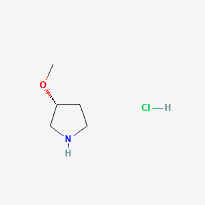 (R)-3-Methoxypyrrolidinehydrochloride structure, CAS 474707-30-7