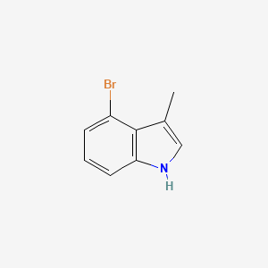 4-Bromo-3-methyl-indole structure, CAS 475039-81-7