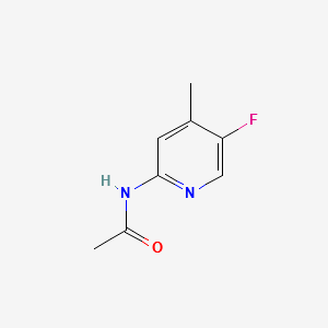 N-(5-Fluoro-4-Methylpyridin-2-yl)acetamide structure, CAS 475060-21-0