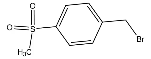 1-(Bromomethyl)-4-(methylsulfonyl)benzene structure, CAS 53606-06-7