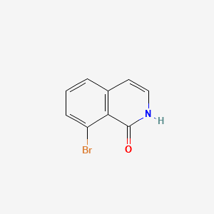 8-Bromoisoquinolin-1(2H)-one structure, CAS 475994-60-6