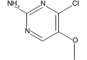 4-Chloro-5-methoxypyrimidin-2-amine structure, CAS 4763-36-4