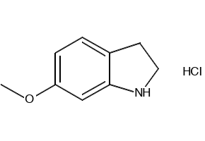 6-Methoxy-2,3-dihydro-1H-indolehydrochloride structure, CAS 4770-41-6