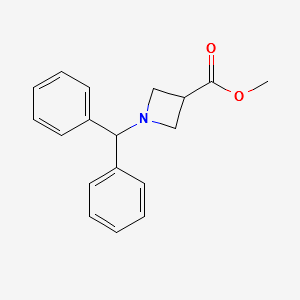 Methyl1-(diPhenylMethyl)azetidine-3-carboxylate structure, CAS 53871-06-0