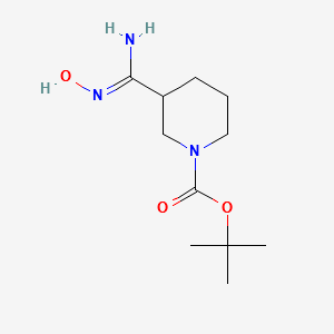 Tert-Butyl3-(N-Hydroxycarbamimidoyl)piperidine-1-carboxylate structure, CAS 479080-28-9