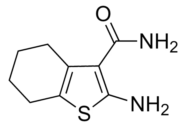 2-Amino-4,5,6,7-tetrahydro-1-benzothiophene-3-carboxamide structure, CAS 4815-28-5