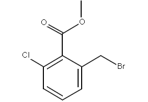 Methyl2-Bromomethyl-6-chloro-benzoate structure, CAS 482578-63-2