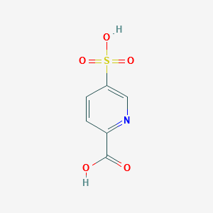 5-Sulfopicolinicacid structure, CAS 4833-91-4