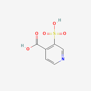 3-Sulfoisonicotinicacid structure, CAS 4833-93-6