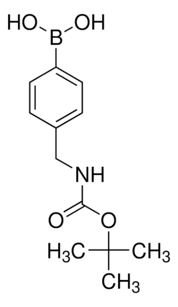 4-[(N-BOC-Amino)methyl]phenylboronicacid structure, CAS 489446-42-6