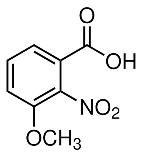 3-Methoxy-2-nitrobenzoicacid structure, CAS 4920-80-3