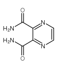 2,3-Pyrazinedicarboxamide structure, CAS 6164-78-9