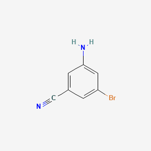 5-Amino-3-bromobenzonitrile structure, CAS 49674-16-0