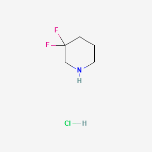 3,3-Difluoropiperidinehydrochloride structure, CAS 496807-97-7