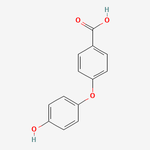 4-(4-Hydroxyphenoxy)benzoicacid structure, CAS 500-76-5