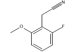(2-Fluoro-6-methoxyphenyl)aceticacid structure, CAS 500912-16-9