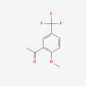 1-(2-Methoxy-5-trifluoroMethylphenyl)ethanone structure, CAS 503464-99-1