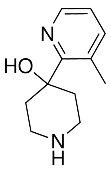 4-(2-Pyridinyl)-4-piperidinol structure, CAS 50461-56-8