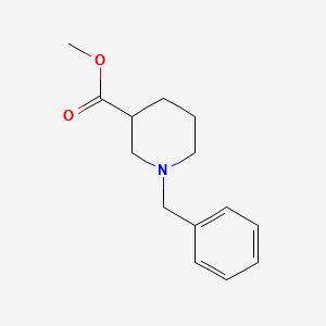 Methyl1-benzylpiperidine-3-carboxylate structure, CAS 50585-91-6