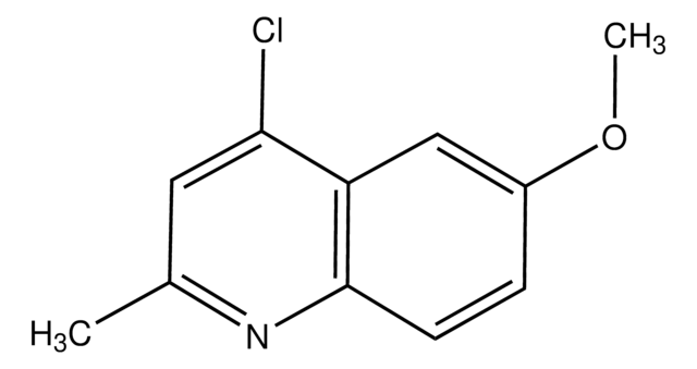 4-Chloro-6-methoxy-2-methylquinoline structure, CAS 50593-73-2