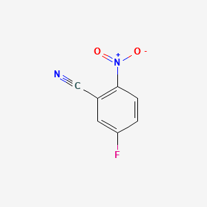 5-Fluoro-2-nitrobenzonitrile structure, CAS 50594-78-0