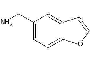 1-Benzofuran-5-ylmethylamine structure, CAS 37798-08-6