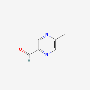 5-Methylpyrazine-2-carbaldehyde structure, CAS 50866-30-3