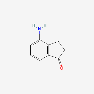 4-Amino-2,3-dihydroinden-1-one structure, CAS 51135-91-2