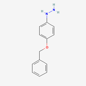 (4-Benzyloxy-phenyl)-hydrazine structure, CAS 51145-58-5