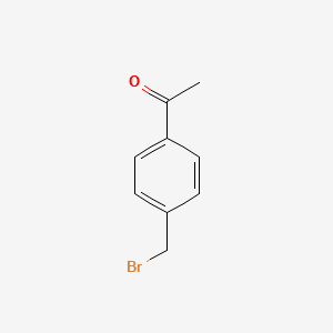 1-(4-(Bromomethyl)phenyl)ethanone structure, CAS 51229-51-7