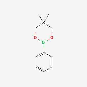 Phenylboronicacid,neopentylester structure, CAS 5123-13-7